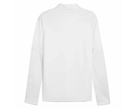 Puma Teamcup Training 1/4 Zip Top Erkek Futbol Uzun Kollu Antrenman Üstü 65916404 Beyaz