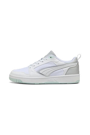 Puma 400389-01 Rebound v6 Low Aqua Metal Sneaker