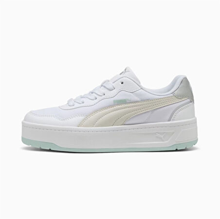 Puma Court Lally Skye Aqua Metal Beyaz Kadın Sneaker / Spor Ayakkabı - 401613 01