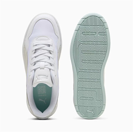 Puma Court Lally Skye Aqua Metal Beyaz Kadın Sneaker / Spor Ayakkabı - 401613 01