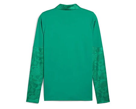 Puma Teamcup Training 1/4 Zip Top Erkek Futbol Uzun Kollu Antrenman Üstü 65916405 Yeşil