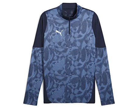 Puma Teamcup Traınıng 1/4 Zıp Top Erkek Futbol Uzun Kollu Antrenman Üstü 65916406 Lacivert