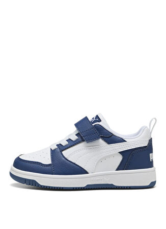 Puma Beyaz - Mavi Erkek Çocuk Yürüyüş Ayakkabısı 39741921-Puma Rebound V6 Lo AC+ PS