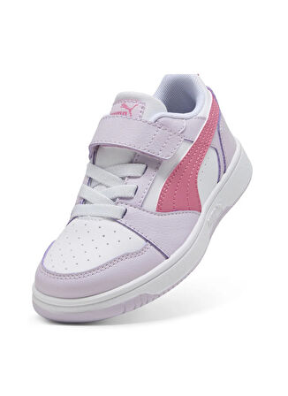 Puma Lila Kız Çocuk Yürüyüş Ayakkabısı 39741922-Puma Rebound V6 Lo AC+ PS