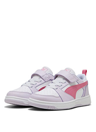Puma Lila Kız Çocuk Yürüyüş Ayakkabısı 39741922-Puma Rebound V6 Lo AC+ PS
