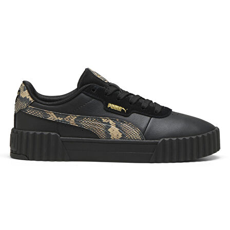 Carina 3.0 Snake Chic Kadın Siyah Sneaker Ayakkabı 40072302