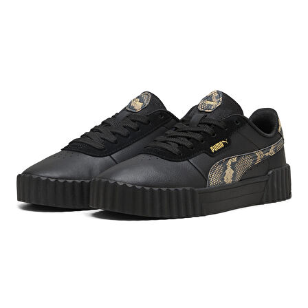 Carina 3.0 Snake Chic Kadın Siyah Sneaker Ayakkabı 40072302