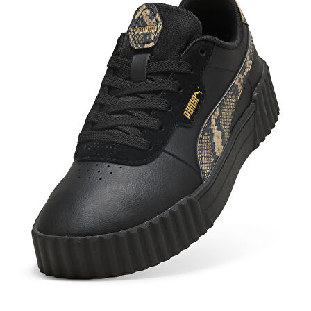 Carina 3.0 Snake Chic Kadın Siyah Sneaker Ayakkabı 40072302