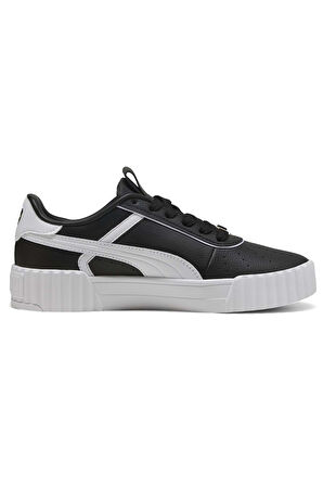 Puma Carina 3.0 Lüxe Kadın Spor Ayakkabı Beyaz Siyah Sneaker - 400724 