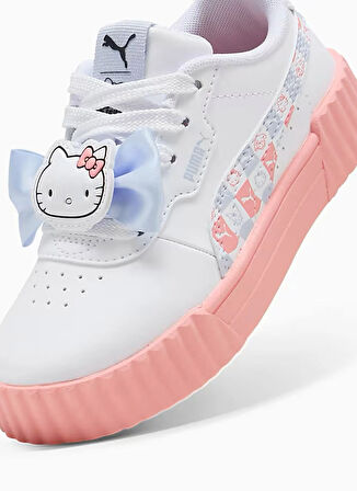 Puma Beyaz - Pembe Kız Çocuk Yürüyüş Ayakkabısı 40141901-Carina 3.0 HK&FR PS PUMA W