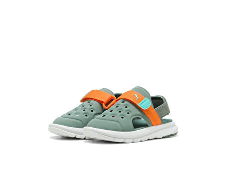 Puma Evolve Sandal Ac inf Bebek Sandaleti 38914815 Gri