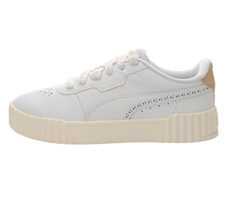 401616-01 Puma Carina 3.0 Bold Elegance Kadın Spor Ayakkabı Beyaz