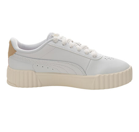 401616-01 Puma Carina 3.0 Bold Elegance Kadın Spor Ayakkabı Beyaz