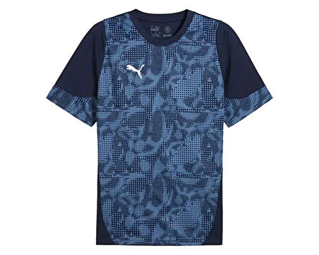 Puma Teamcup Training Jersey Erkek Futbol Tişörtü 65916706 Lacivert