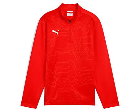 Puma Teamgoal Trg 1/4 Zip Top Gpc Erkek Futbol Antrenman Uzun Kollu Tişört 66006601 Siyah
