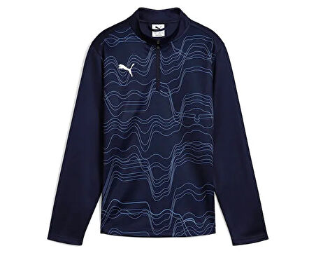Puma Teamgoal Trg 1/4 Zip Top Gpc Erkek Futbol Antrenman Uzun Kollu Tişört 66006606 Renkli