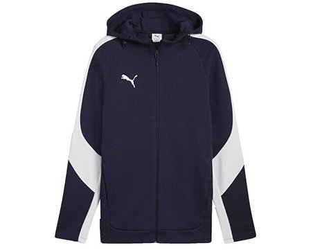 Puma Teamevostripe Hooded Jacket Erkek Futbol Kamp Ceketi 65994706 Erkek Futbol Kamp Ceketi