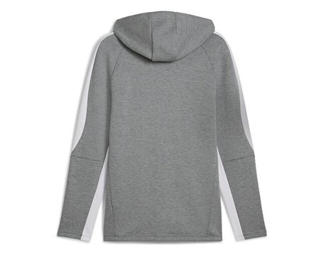 Puma Team Evostripe Hooded Erkek Futbol Kamp Ceketi 65994733 Gri