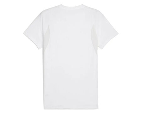 Puma Team Evostripe Tee Erkek Futbol Antrenman Tişörtü 65995304 Beyaz