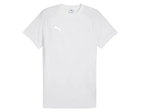 Puma Team Evostripe Tee Erkek Futbol Antrenman Tişörtü 65995304 Beyaz