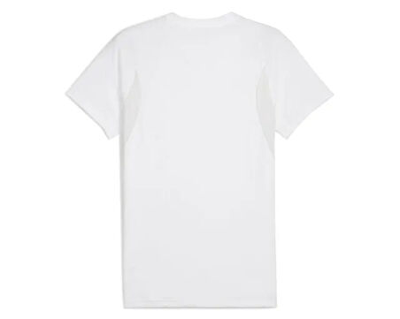 Puma Team Evostripe Tee Erkek Futbol Antrenman Tişörtü 65995304 Beyaz