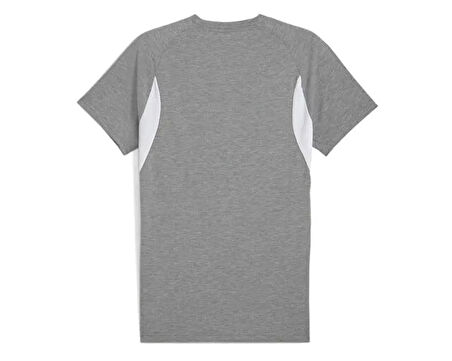 Puma TeamEvostripe Tee Erkek Günlük Tişört 65995333 Gri