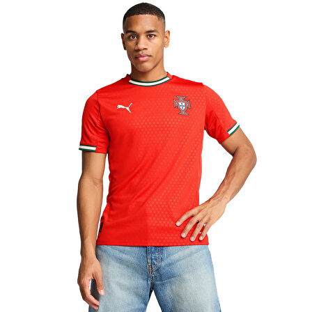 Portekiz İç Saha Erkek Kırmızı Futbol Forma 77919001