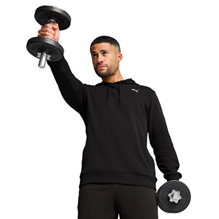 Tad Essentials Erkek Siyah Antrenman Sweatshirt 52591801