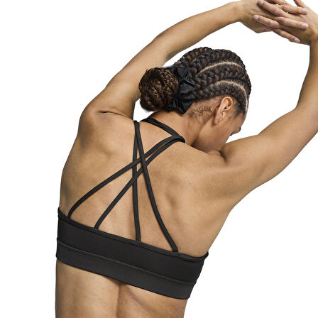 Move Strappy Bra Kadın Siyah Antrenman Sporcu Sütyeni 52622451