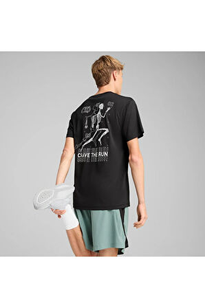 GRAPHICS SKELETON RUN TEE Spor T-Shirt