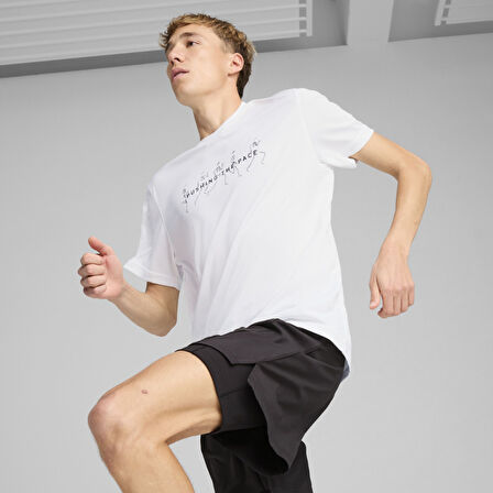 Puma Erkek Tişört Graphics Running Illustratio