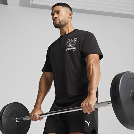 Puma Erkek Tişört M Graphics Train Relaxed