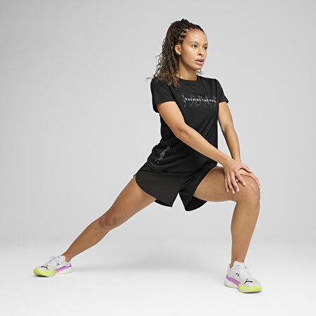 Puma Graphıcs Runnıng Slogan Tee Kadın Tişört