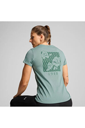 GRAPHICS TRAIN CONCEPT TEE W Green Moon