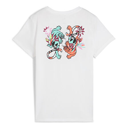 Graphics Kadın Beyaz Antrenman T-Shirt 52655902