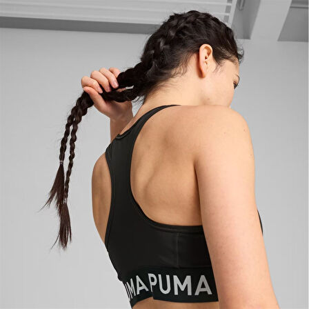 Puma 4KEEPS Elastic Bra Siyah Sporcu sütyeni - 526962 01