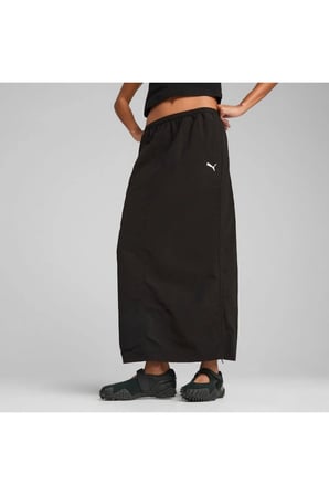 WARDROBE ESS Woven Maxi Skirt Kadın Etek