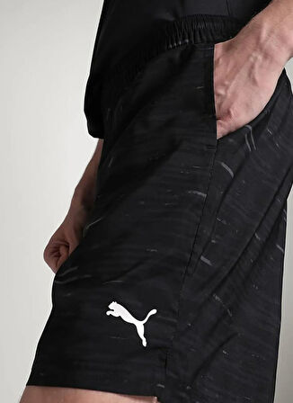 Puma 52671901 M TAD ESSENTIALS AOP 7 WO Siyah Lastikli Bel Regular Fit Düz Erkek Şort