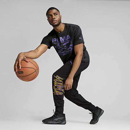 Rival Rage Erkek Siyah Basketbol T-Shirt 68544102