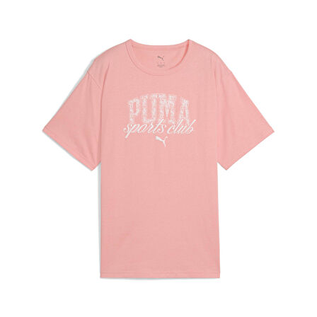 PUMA PUMA CLASS RELAXED TEE PİNK FRUİT KADIN KISA KOL T-SHIRT