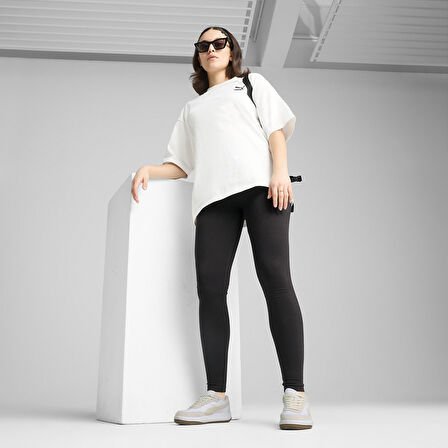 HER Yüksek Bel Kadın Siyah Antrenman Tayt 68506001