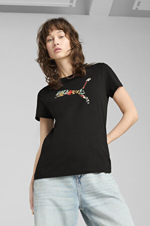 Puma Kadın Tees Regular Shortsleeve Crew Neck Logo Print T-shirt - 685081