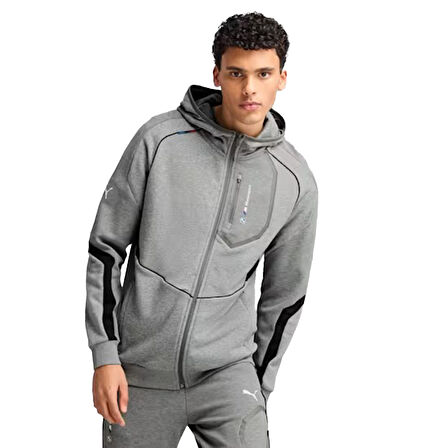 Bmw Mms Erkek Gri Günlük Stil Sweatshirt 63061503