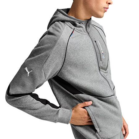 Bmw Mms Erkek Gri Günlük Stil Sweatshirt 63061503