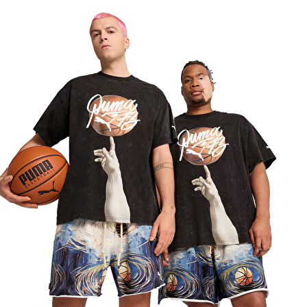 Dylan Exhibit Erkek Siyah Basketbol T-Shirt 63047501