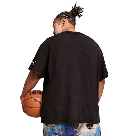 Dylan Exhibit Erkek Siyah Basketbol T-Shirt 63047501