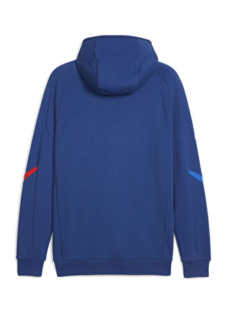 63061504 BMW MMS HOODED SWEAT JACKE Siyah Kapüşonlu Normal Bel Regular Fit Erkek Zip Ceket