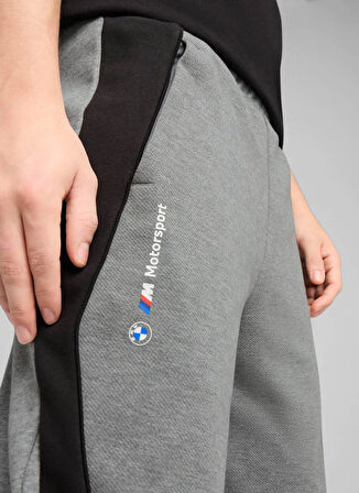 Puma 63061703 BMW MMS SWEAT PANTS REG/CC Gri Lastikli Bel Regular Fit Düz Erkek Eşofman Altı