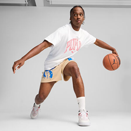 The First Buckets Erkek Beyaz Basketbol T-Shirt 63066601