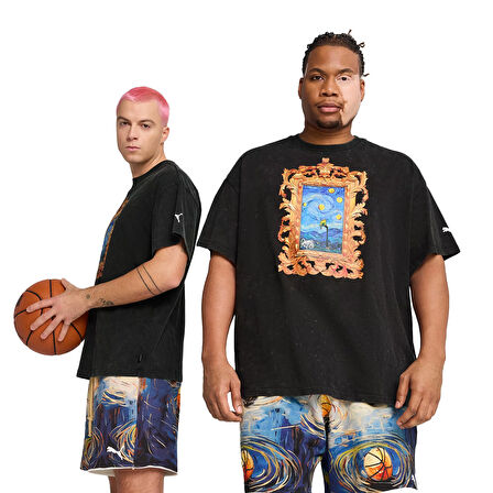 Dylan Exhibit Erkek Siyah Basketbol T-Shirt 63067201